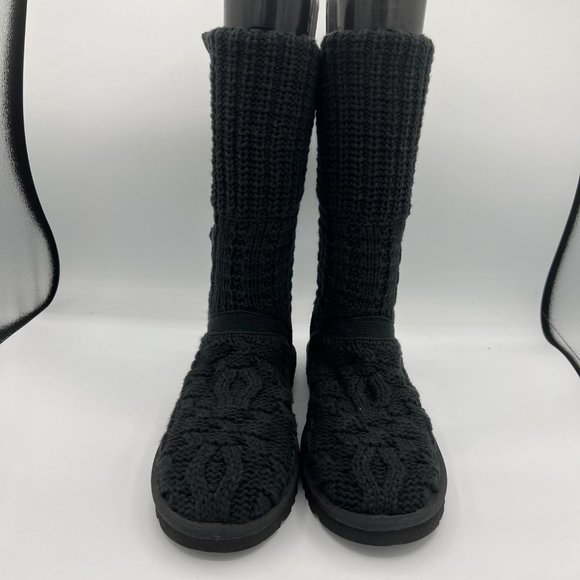 UGG Leland Kint Boots button up sides, black, 7/38, NWOT - Picture 9 of 16